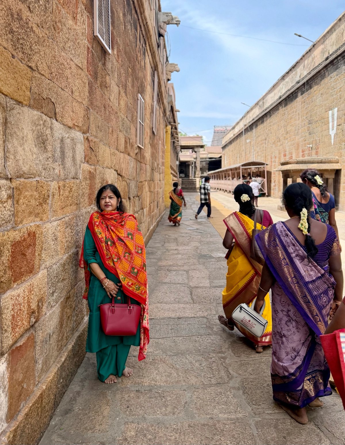 The corridor between the outer walls