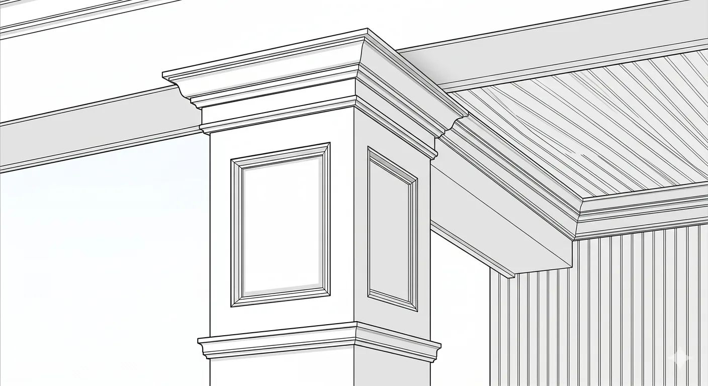 Mouldings, CAD drawing