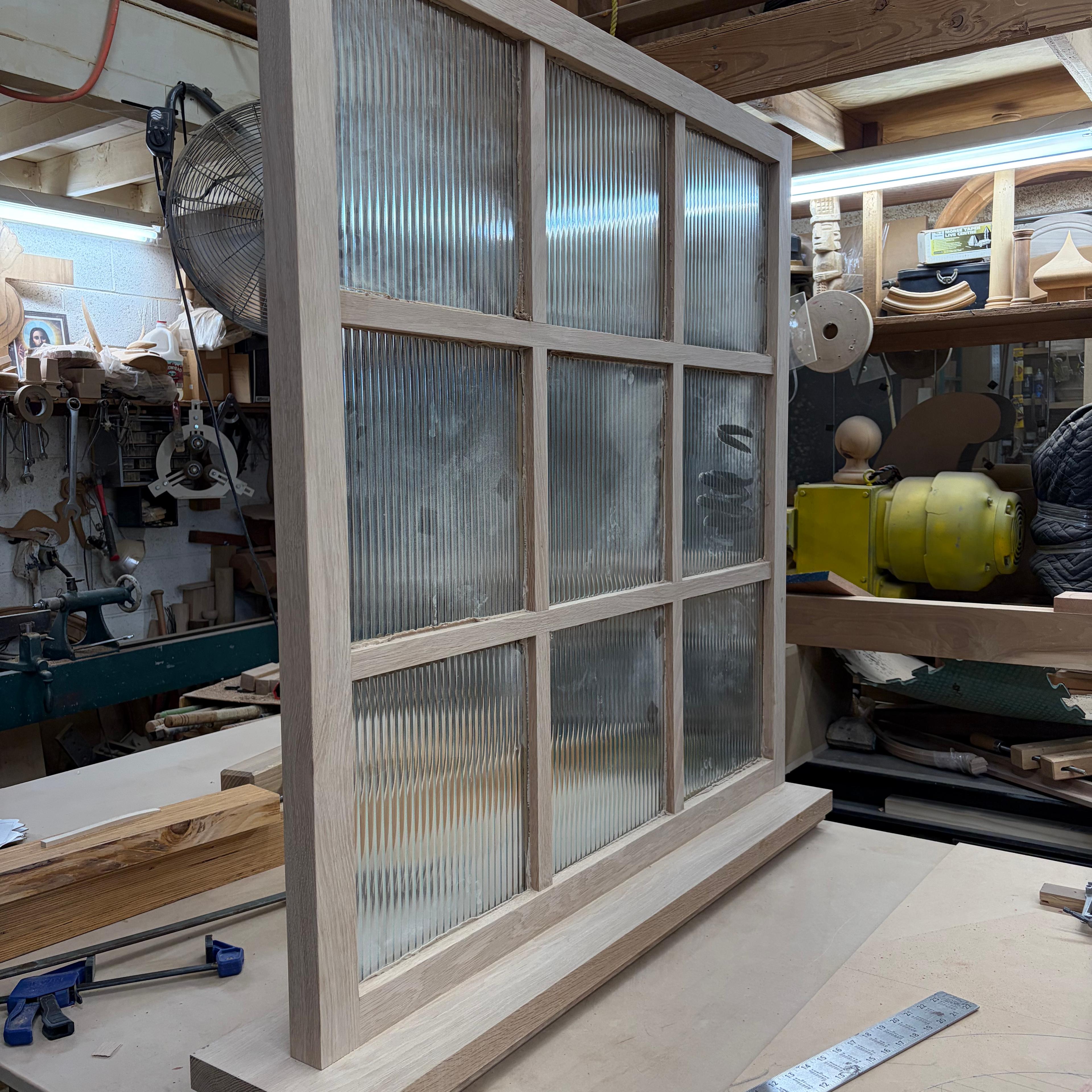 window with walll cap