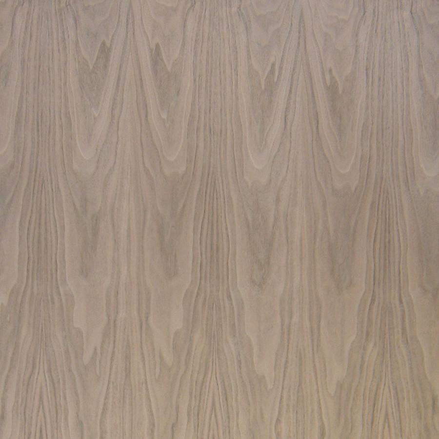 Walnut veneer: dark brown with cathedral grain