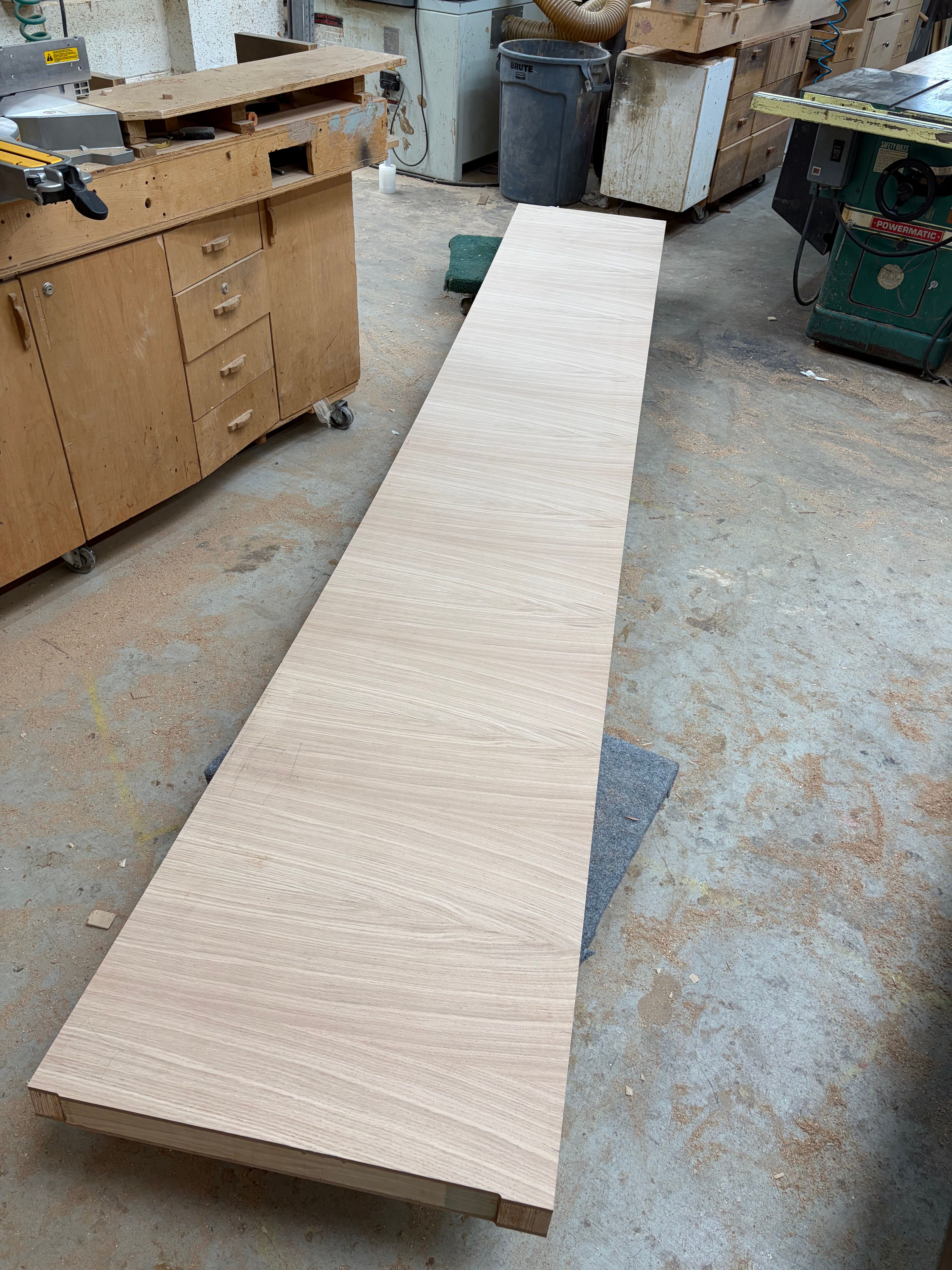 radius veneer panel
