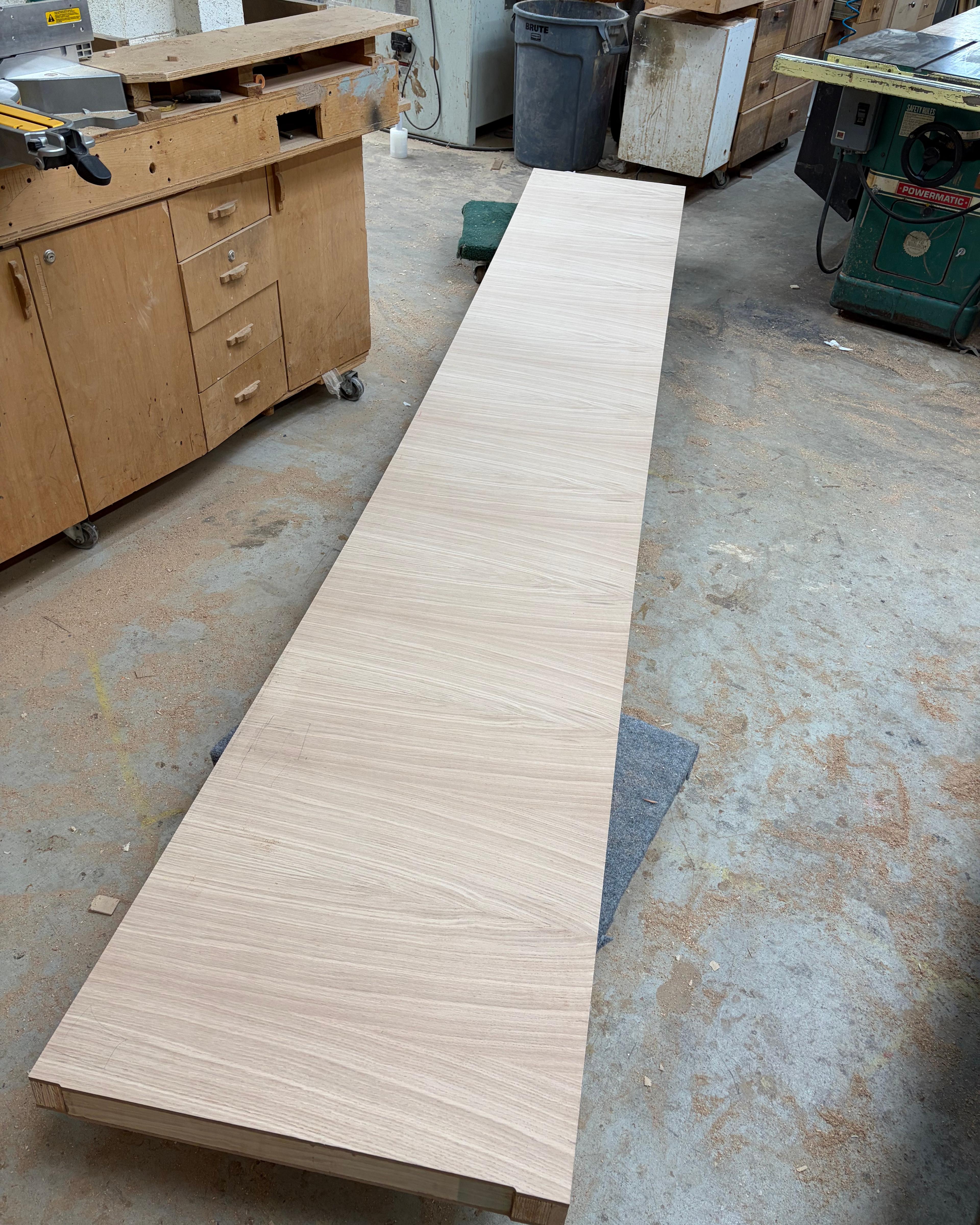 radius veneer panel