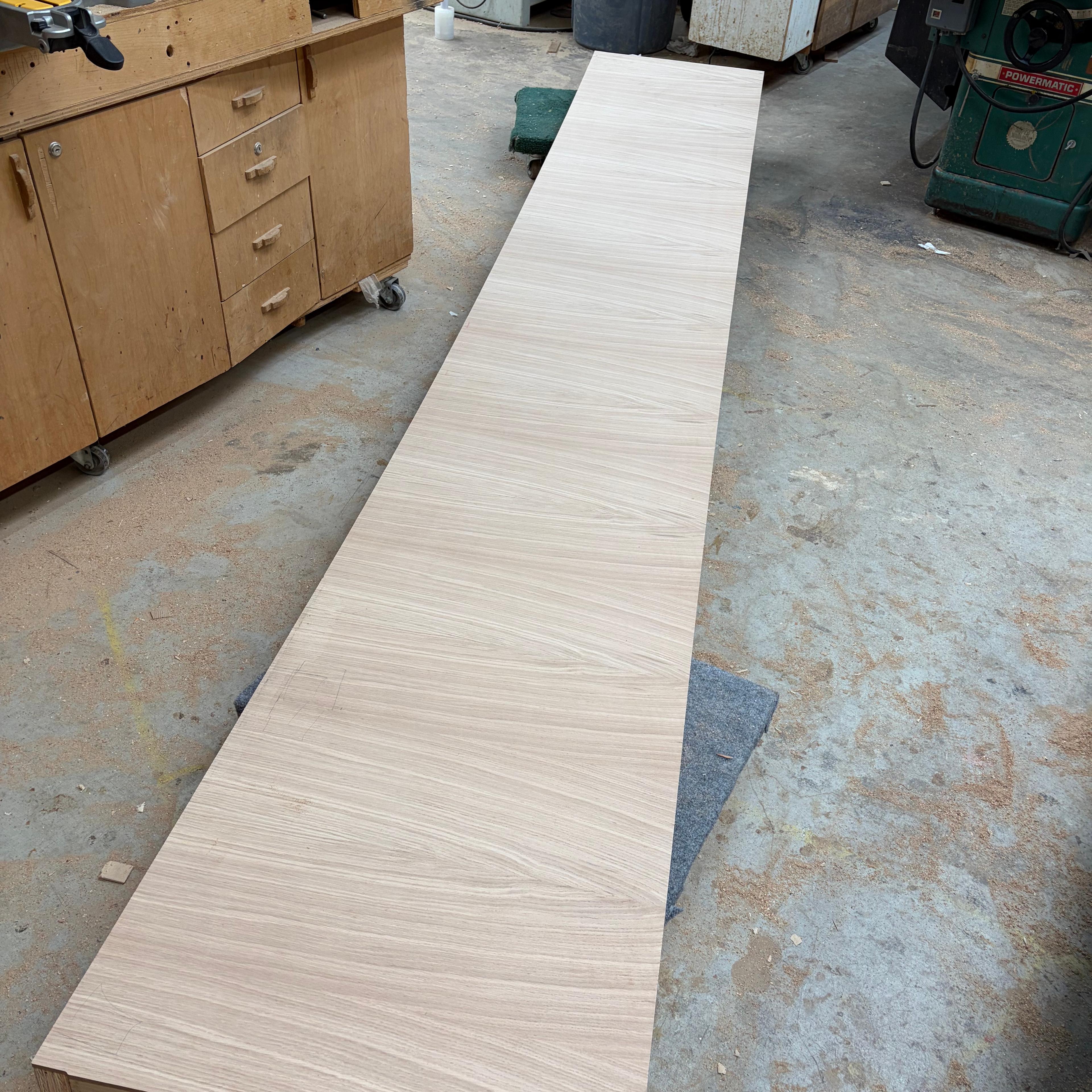 radius veneer panel