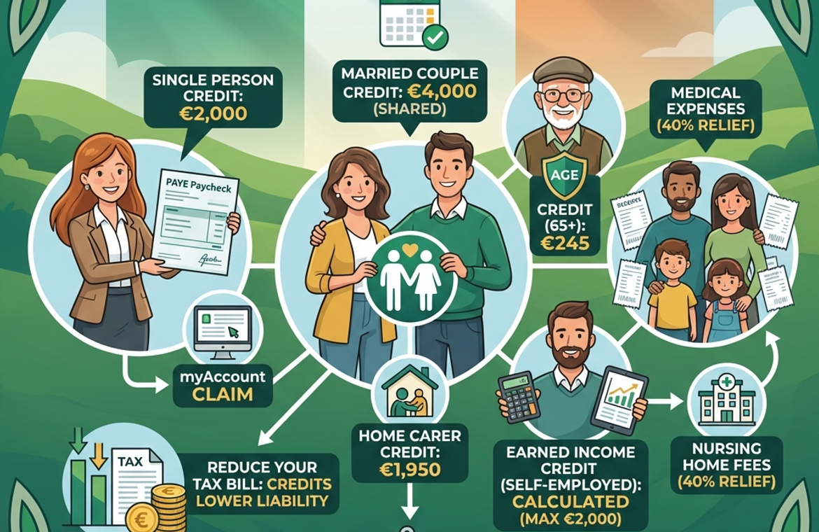 Irish Income Tax Credits: 2026 Guide to Claims