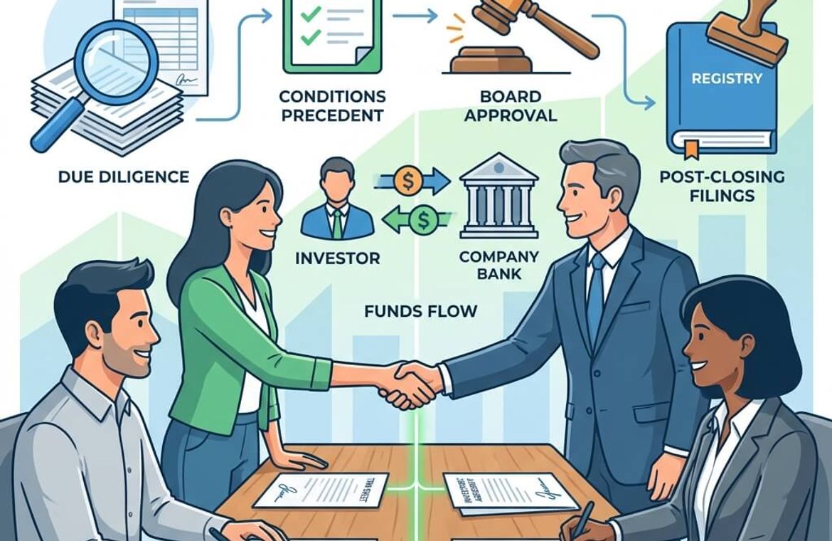 Investment Round Closing: Key Steps After Term Sheet