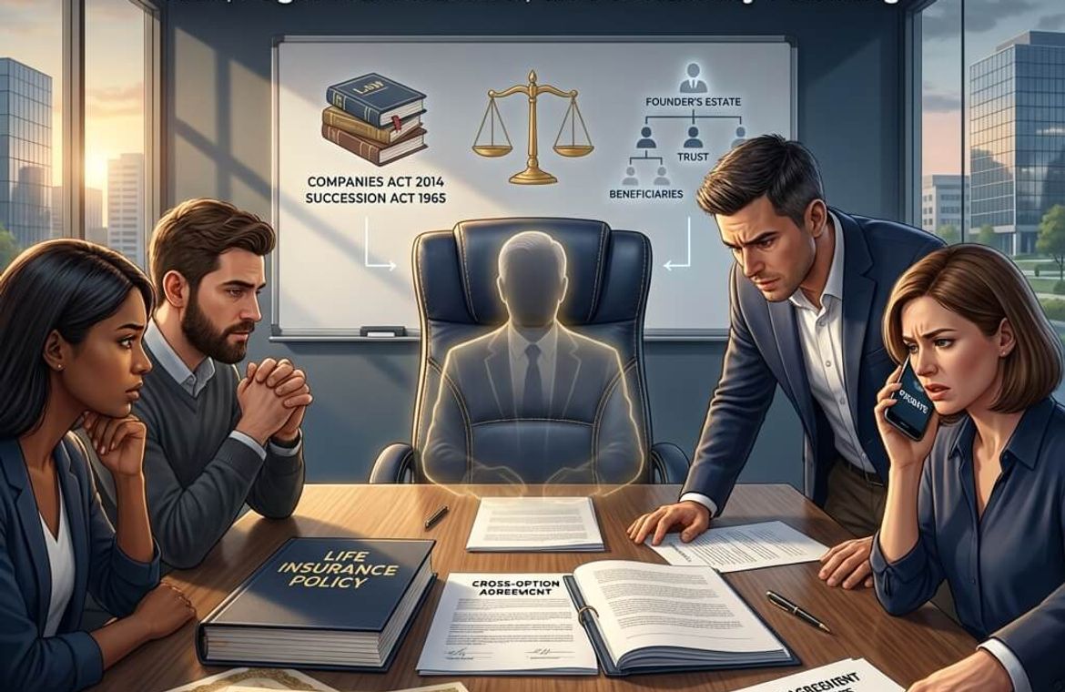 Founder Dies Shares: What Happens Under Irish Law