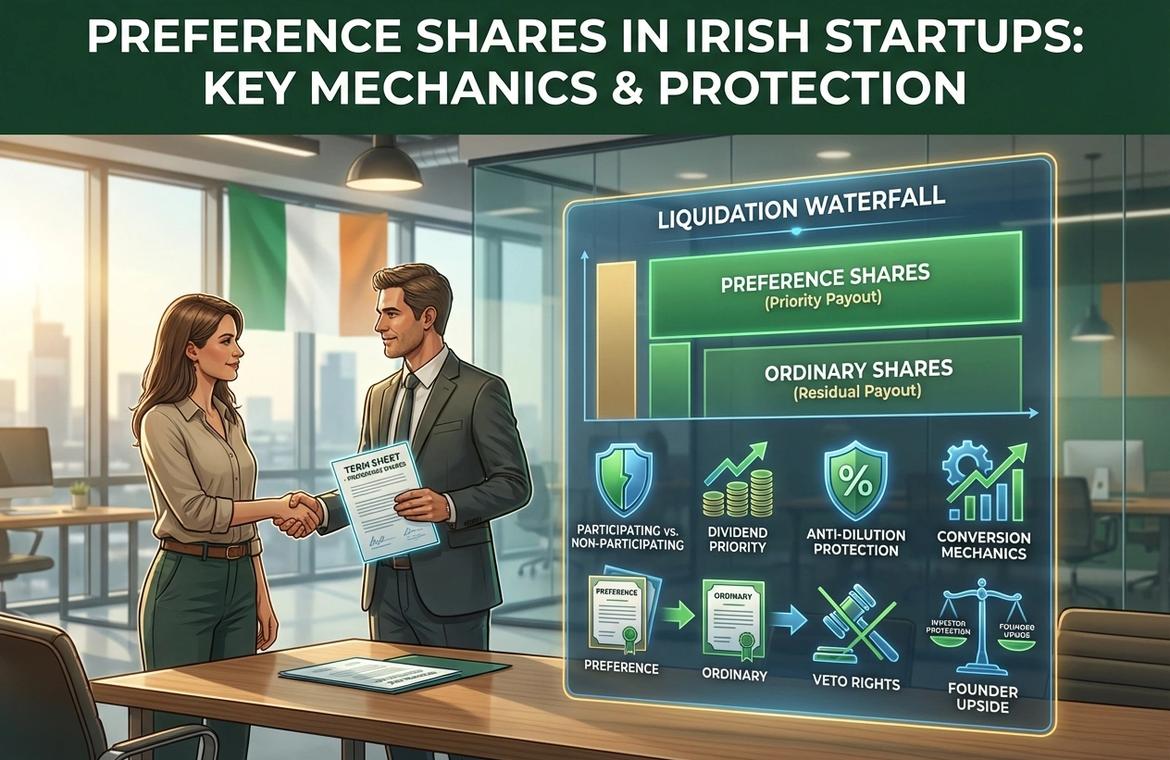 Preference Shares: Types, Rights for Irish Startups