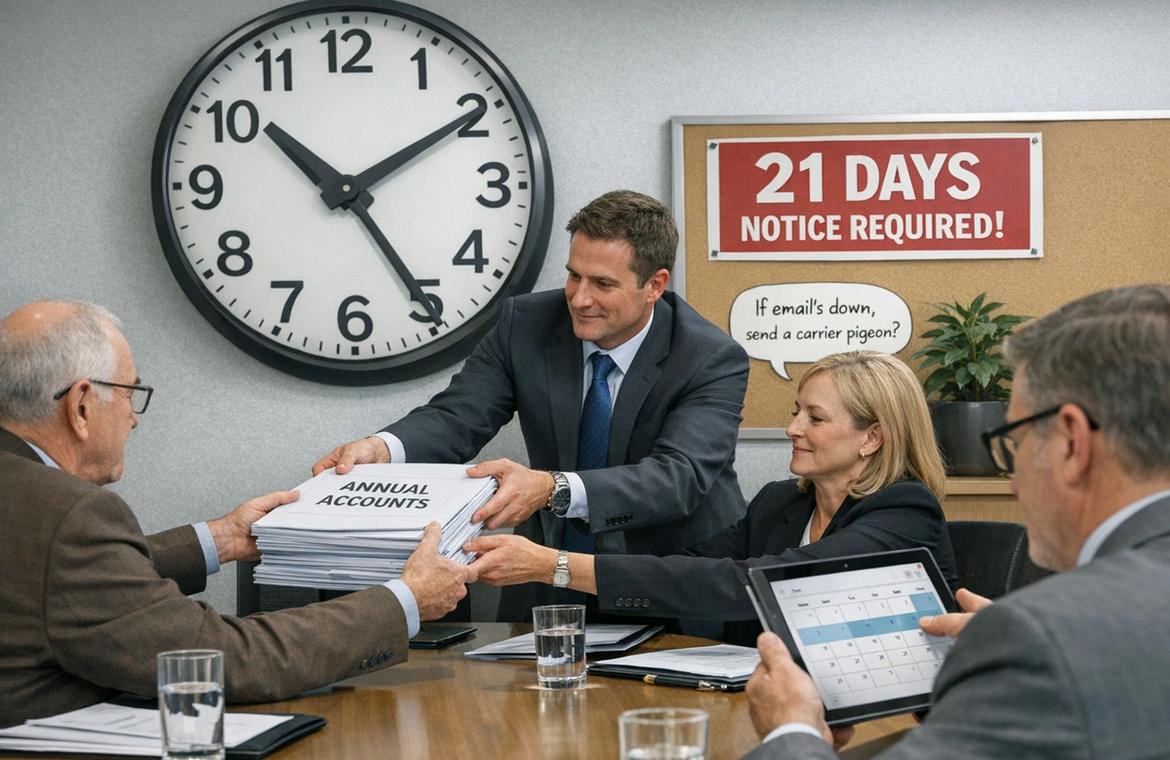 When Must You Deliver Annual Accounts to Shareholders?