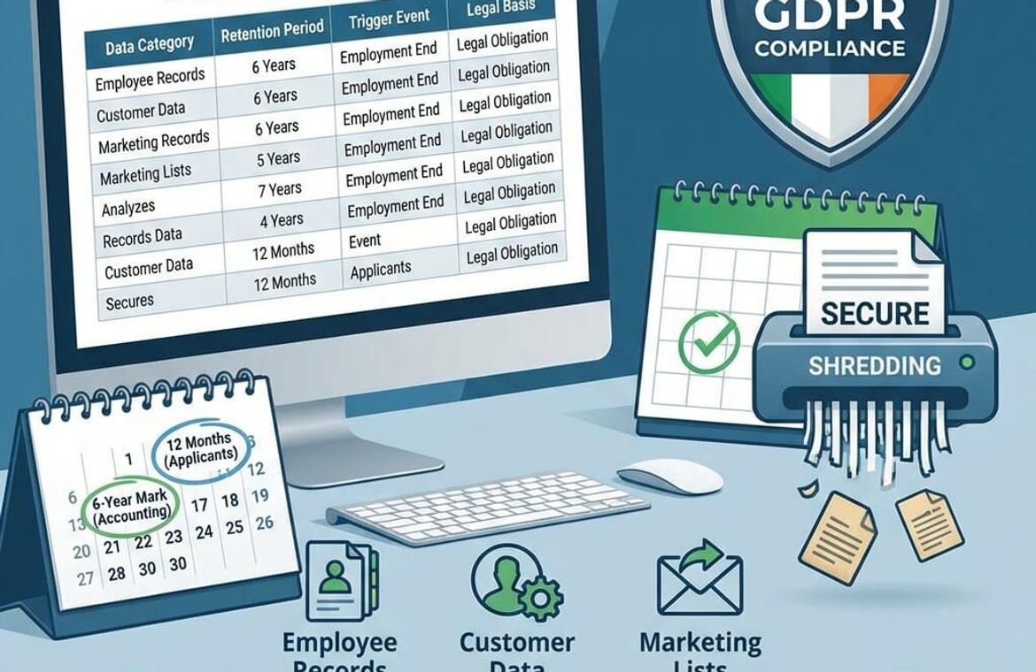 GDPR Data Retention: Policies Irish Companies Need