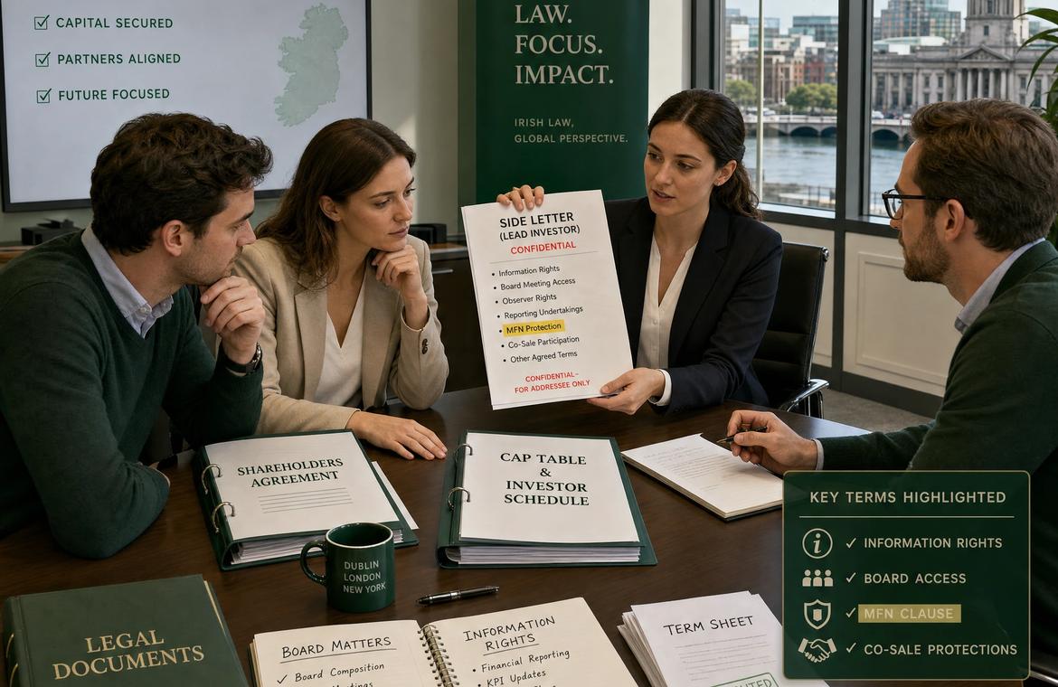 Side Letters: Key Terms, Risks and Negotiation Tips for Irish Founders