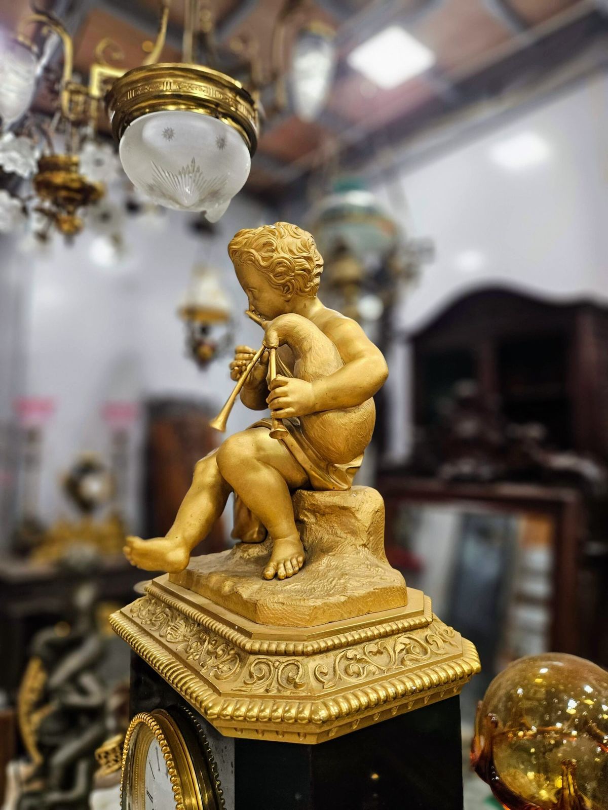 Đồng hồ tượng Pháp, cao 58cm – ảnh 3