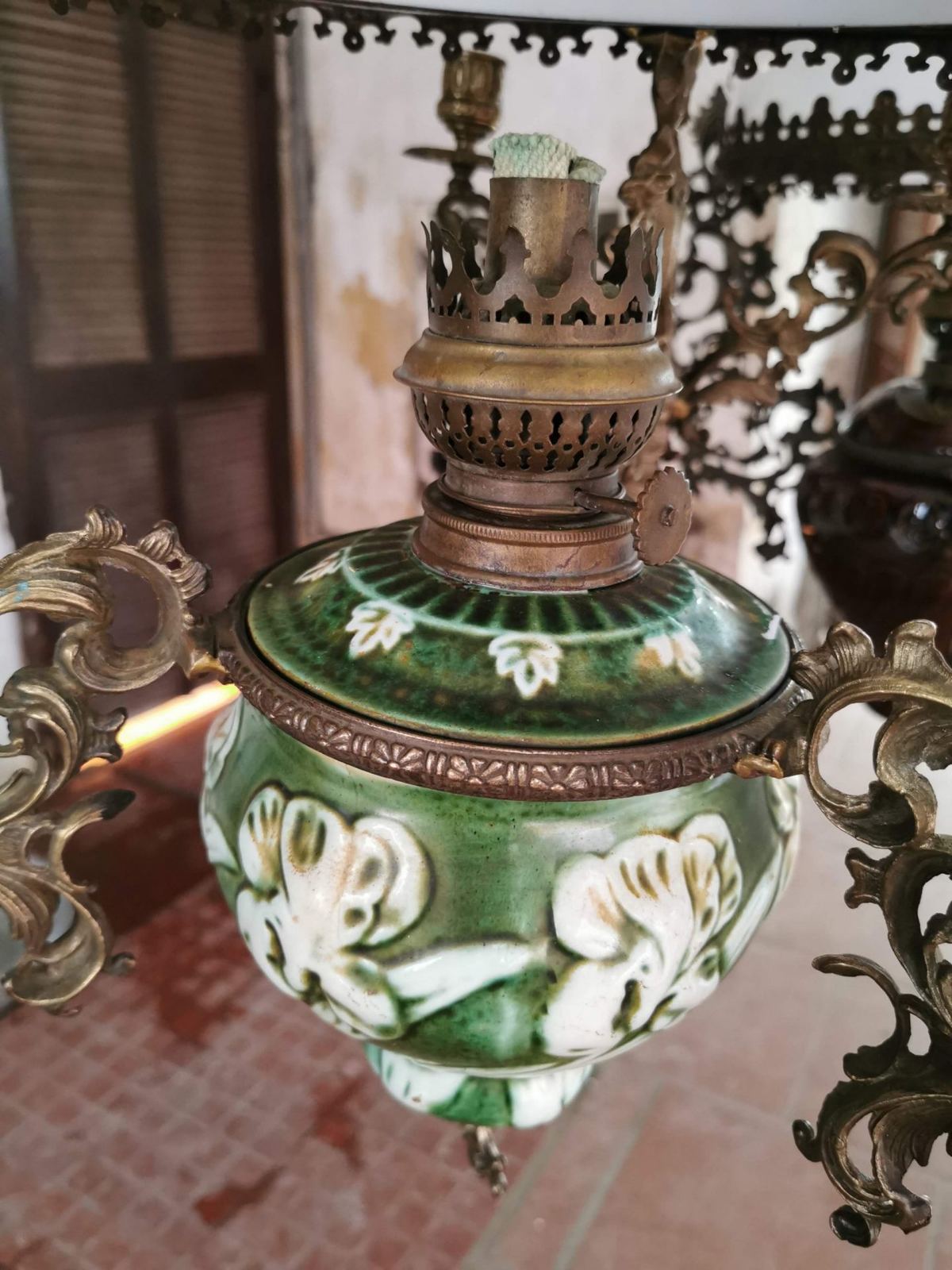 Đèn ba dây họa tiết lá – ảnh 4