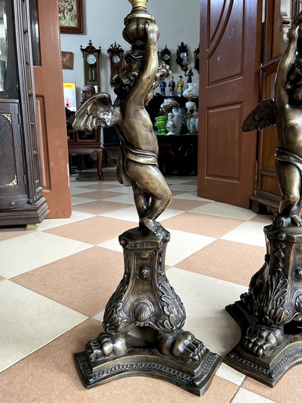 Cặp đèn dầu tượng thiên thần – ảnh 6