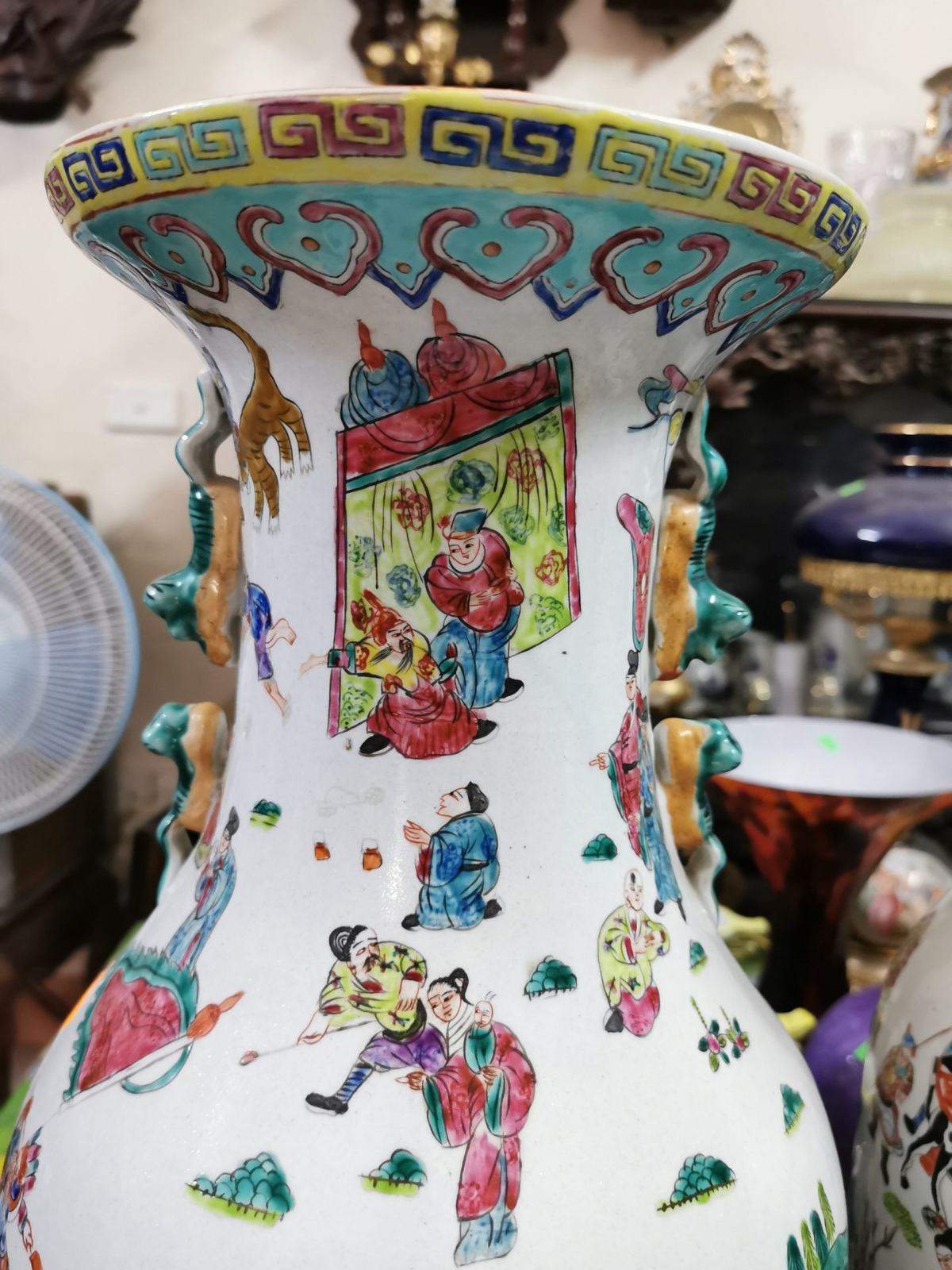 Cặp bình sứ to – ảnh 2