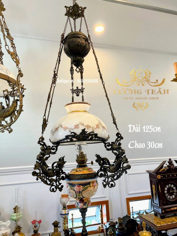 Đèn 3 dây Pháp cổ, dài 125cm – ảnh 1