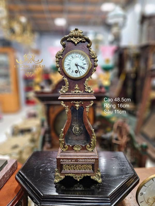 Đồng hồ để bàn Pháp, cao 48.5cm – ảnh 1