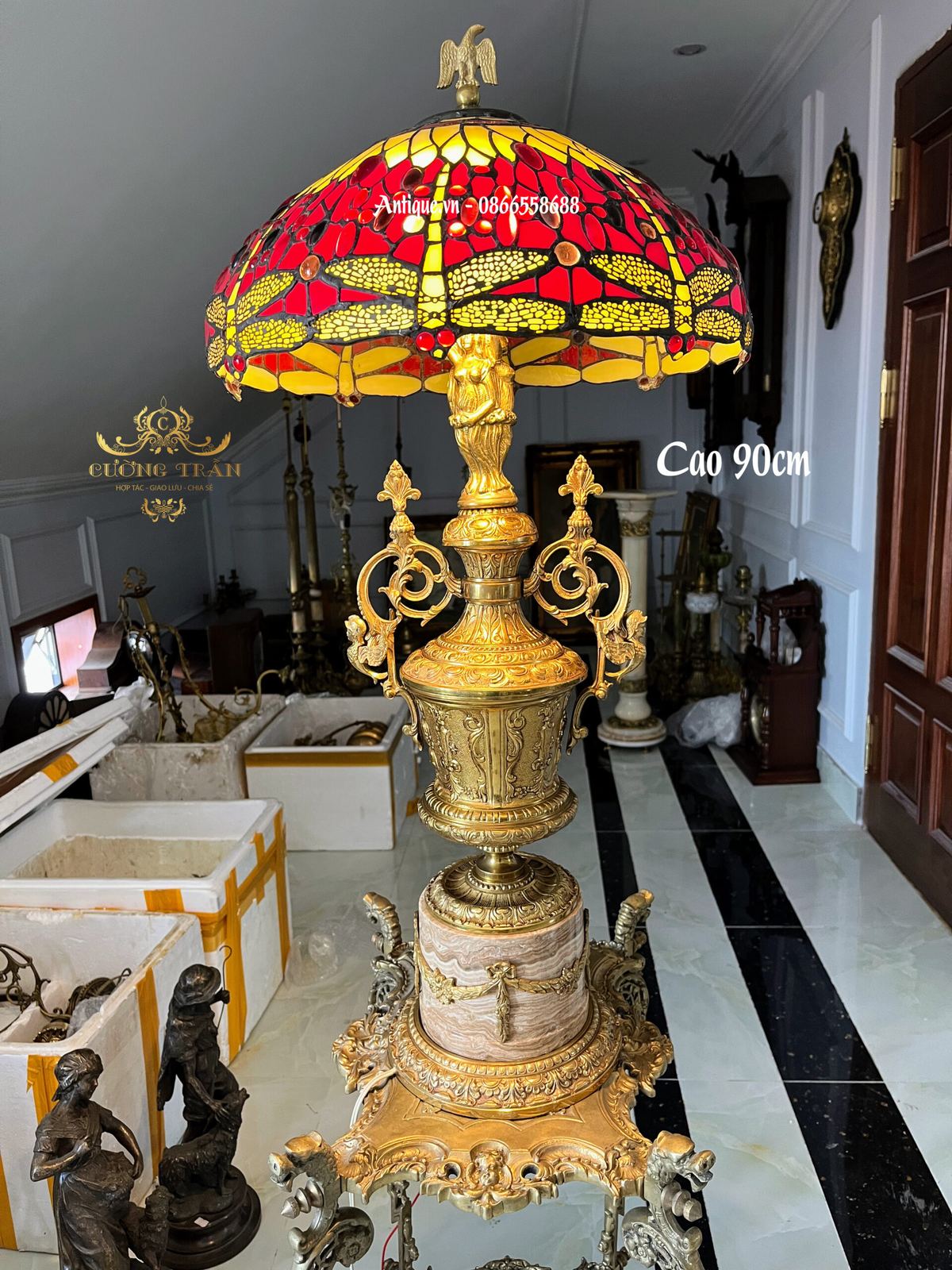 Đèn tiffani, cao 90cm – ảnh 1