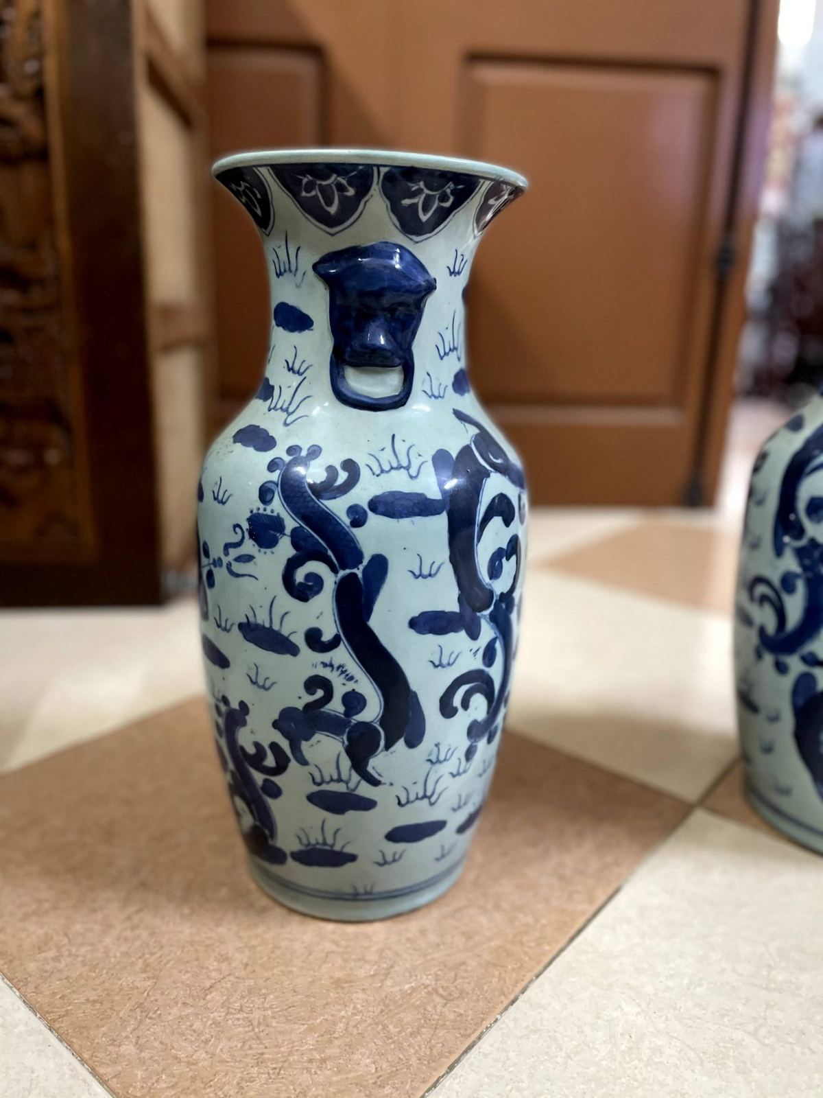 Đôi bình sứ Tàu cổ – ảnh 3