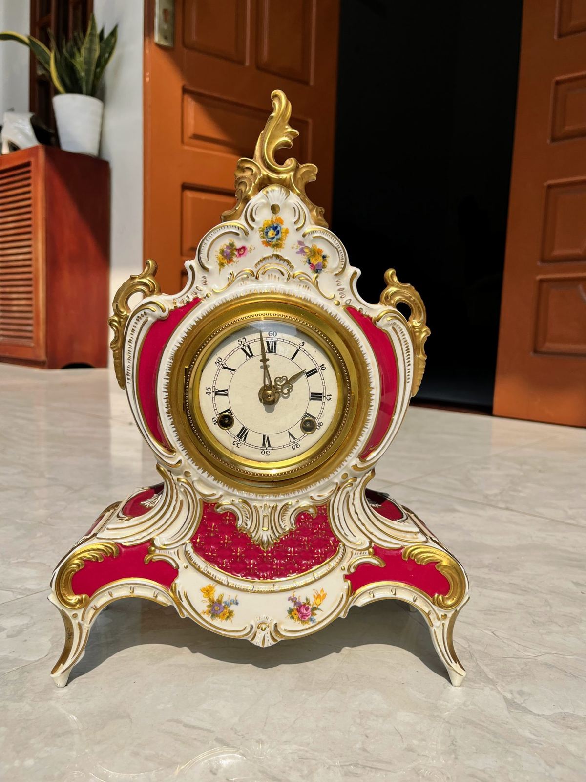 Đồng hồ sứ Đức, rộng 31cm – ảnh 2