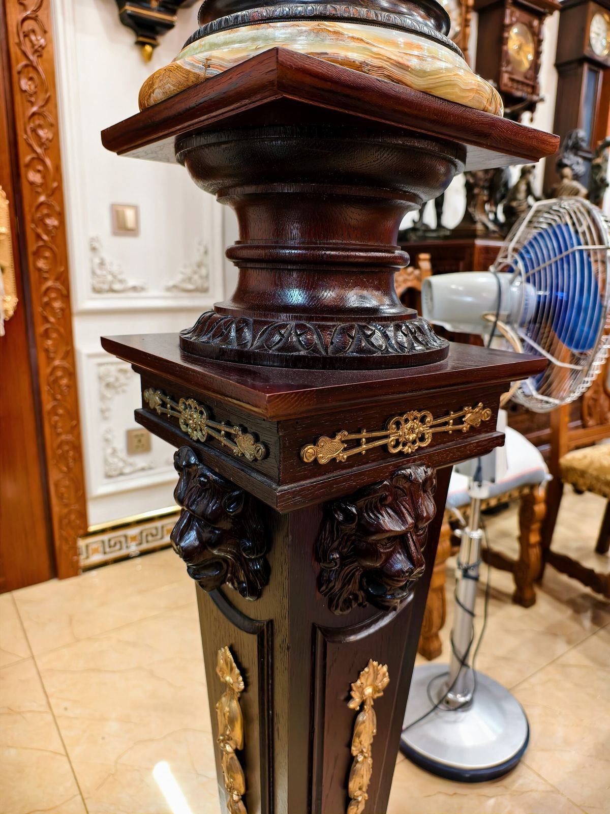 Đôn gỗ toàn thân bằng gỗ, cao 114cm – ảnh 5