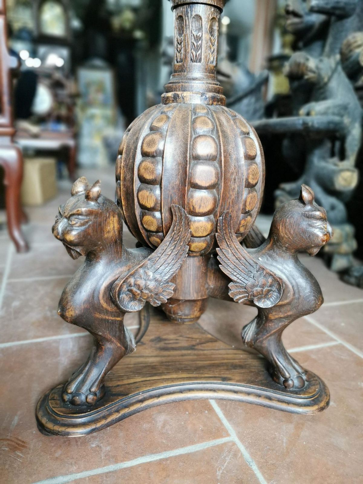 Đèn cây gỗ – ảnh 3