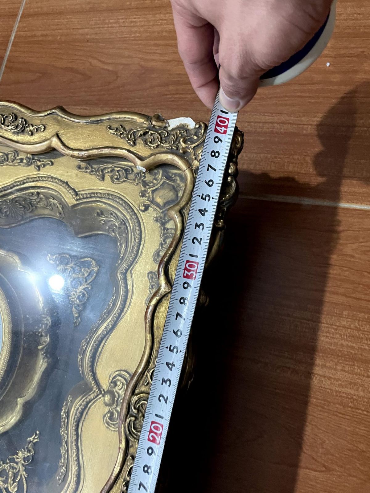Đồng hồ treo tường cổ Pháp, dài 48cm – ảnh 7