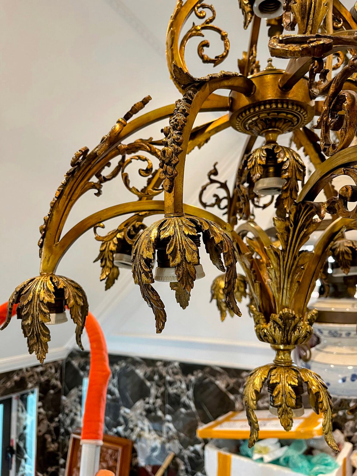 Đèn chùm hoa Pháp, dài 74cm – ảnh 3
