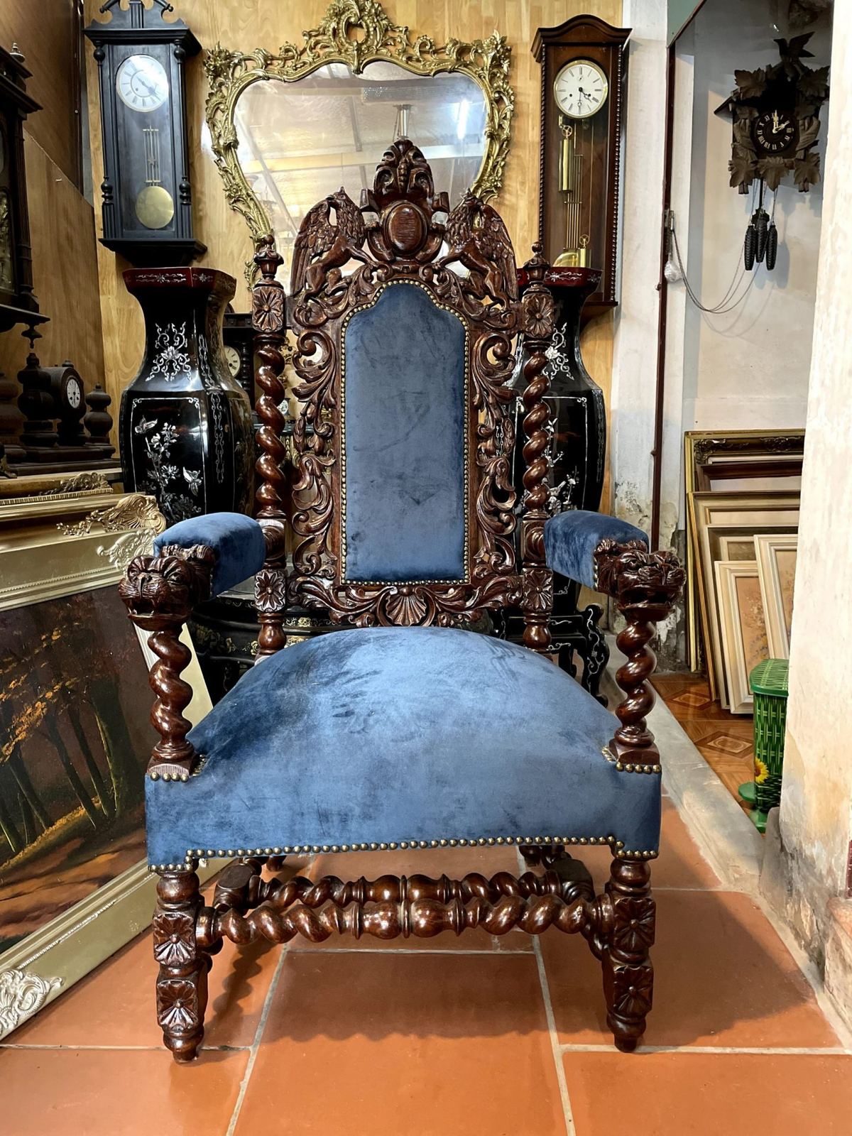 Ghế gỗ sồi – ảnh 1
