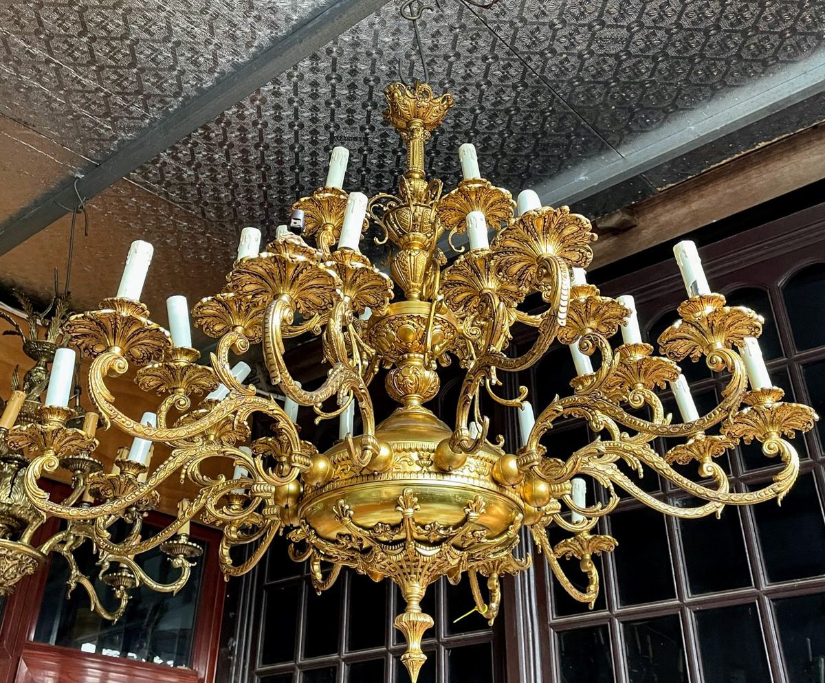 Đèn chùm đồng – ảnh 1