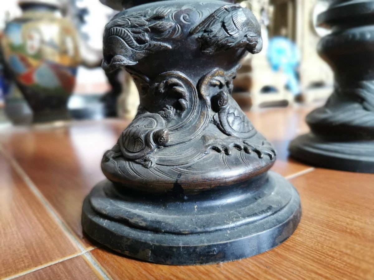 Cặp bình đồng Nhật – ảnh 8