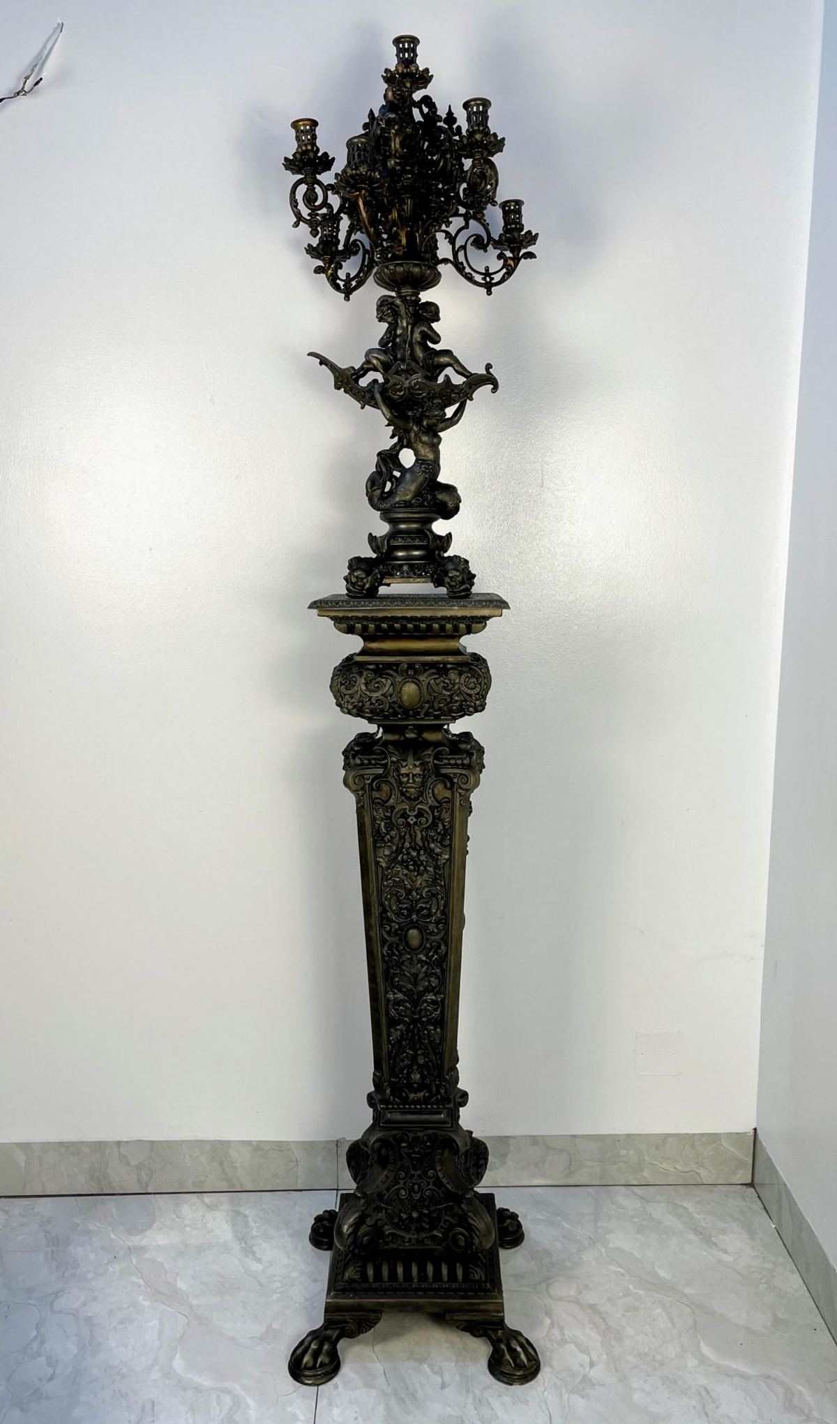 Bộ chân nến cổ – ảnh 1