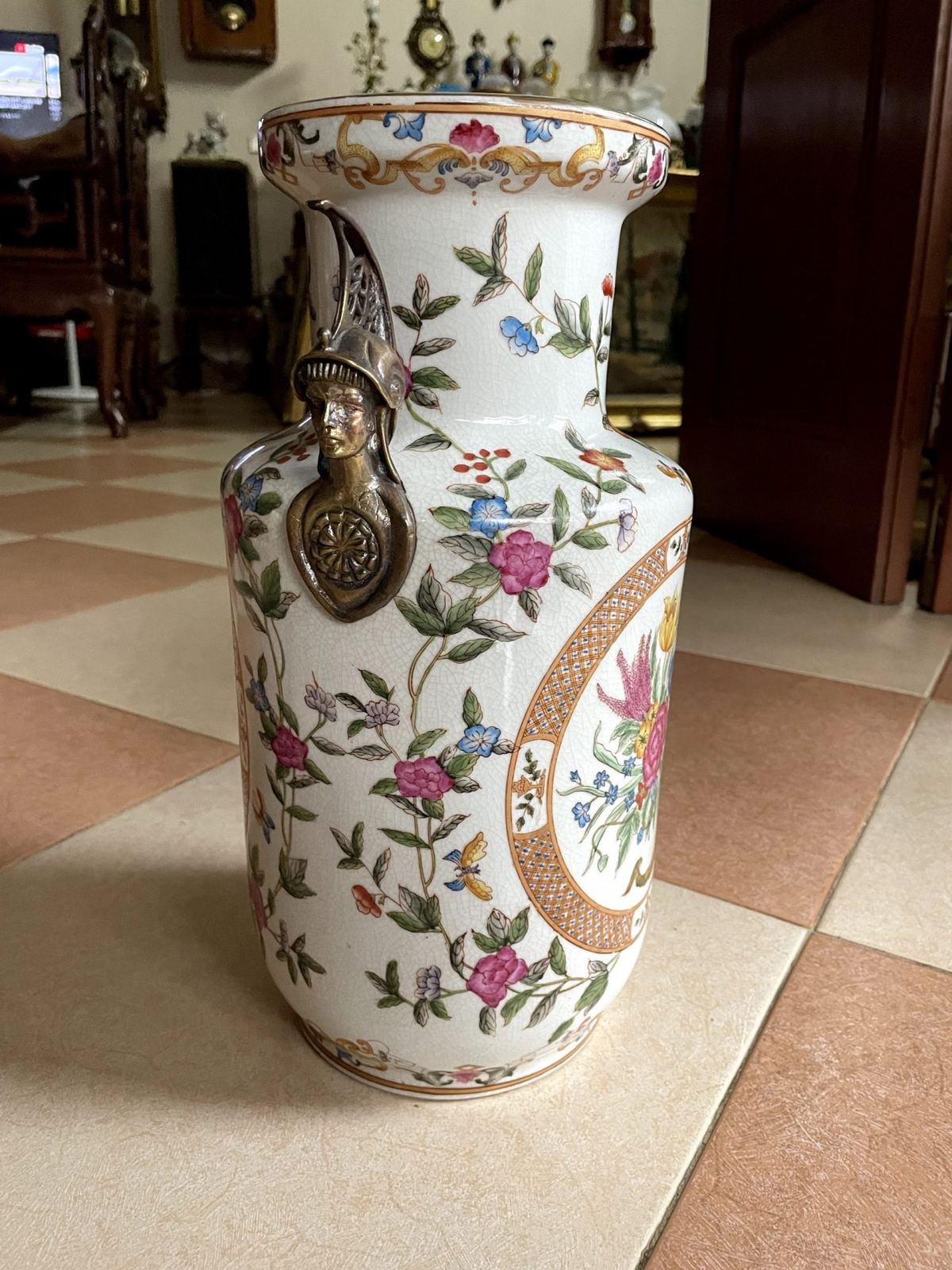 Bình sứ Tàu, cao 37cm – ảnh 2