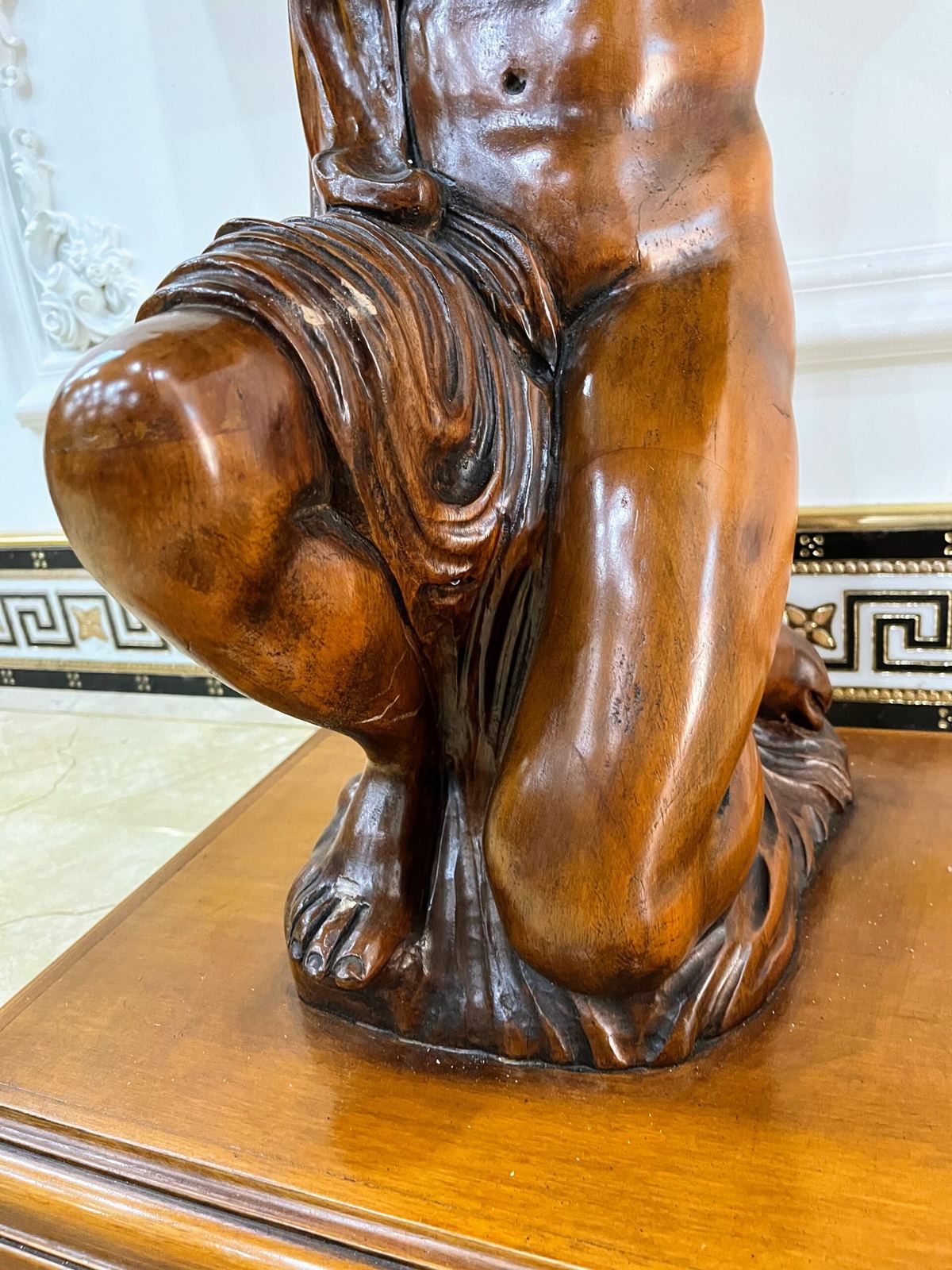 Đôn gỗ tượng – ảnh 4
