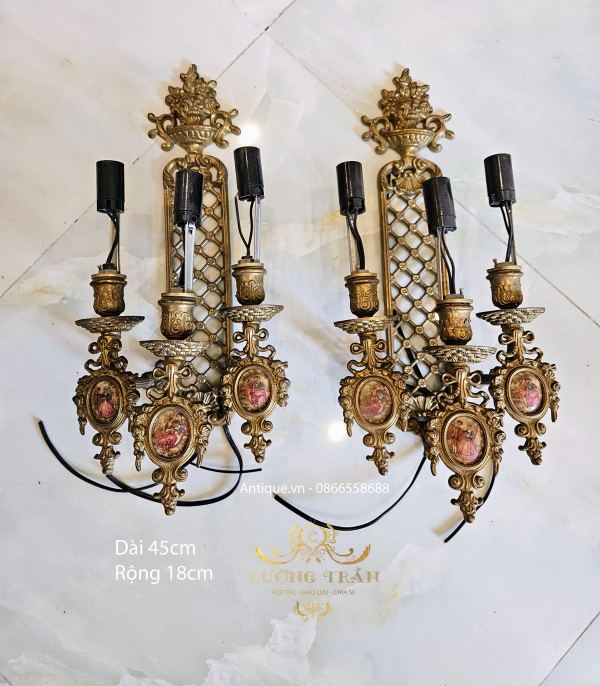 Cặp đèn tường, dài 45cm – ảnh 1