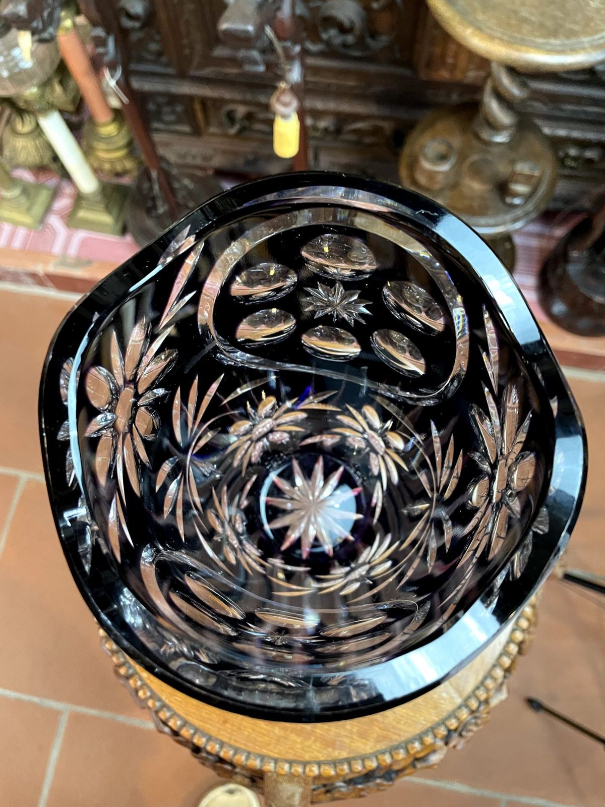 Bình Hoa Pha Lê Séc, cao 20cm – ảnh 6