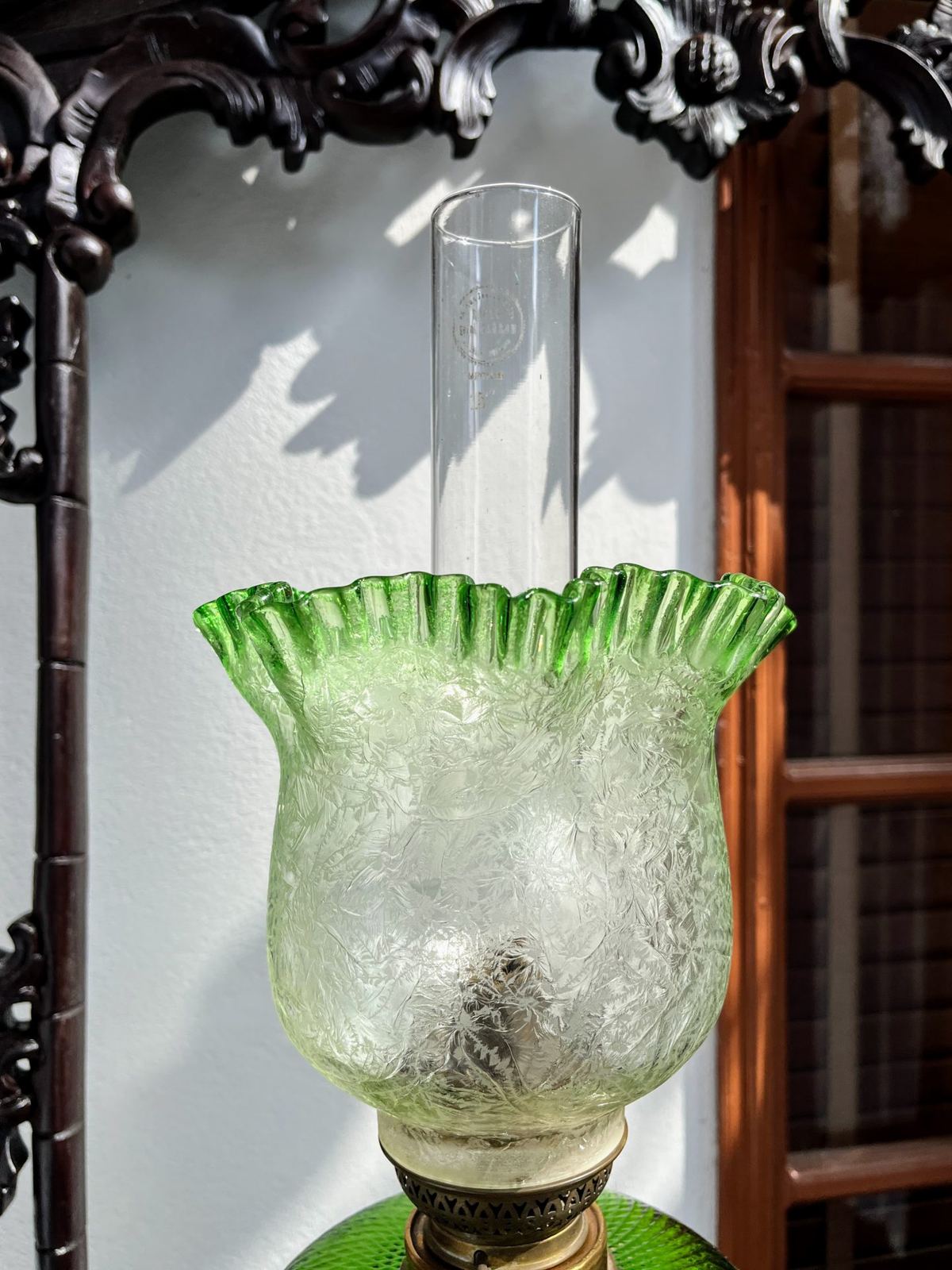 Đèn dầu Pháp, cao 89cm – ảnh 6