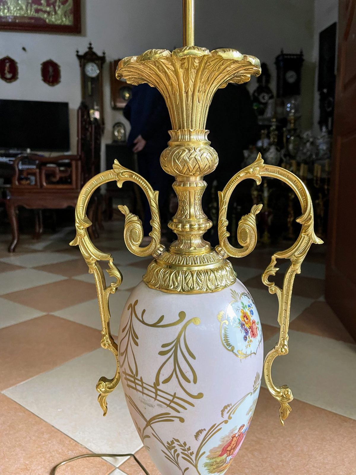 Đèn tiffani, cao 104cm – ảnh 4