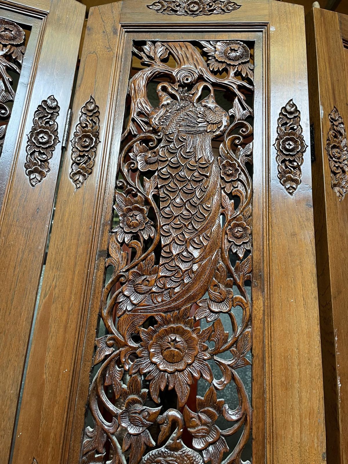Bình phong gỗ – ảnh 5