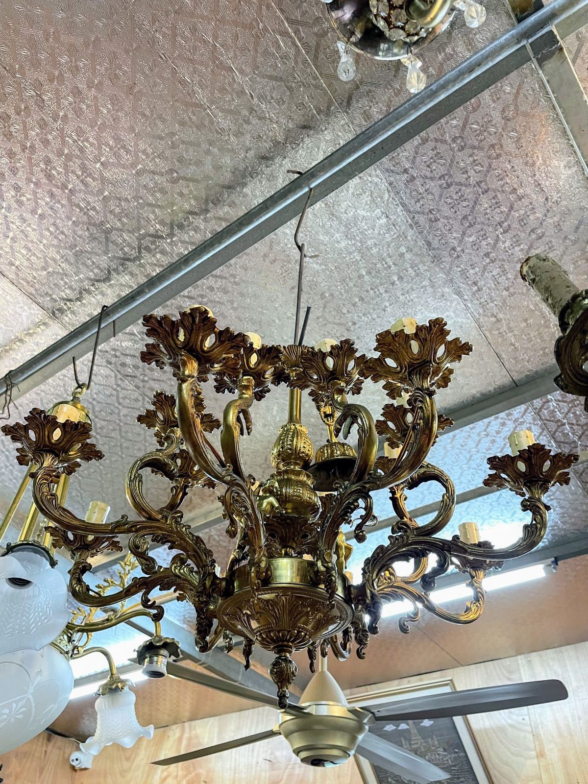 Đèn chùm nhỏ Pháp, dài 47cm – ảnh 2