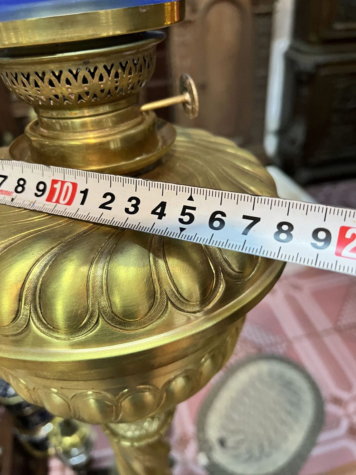 Đèn dầu Pháp, cao 112cm – ảnh 5