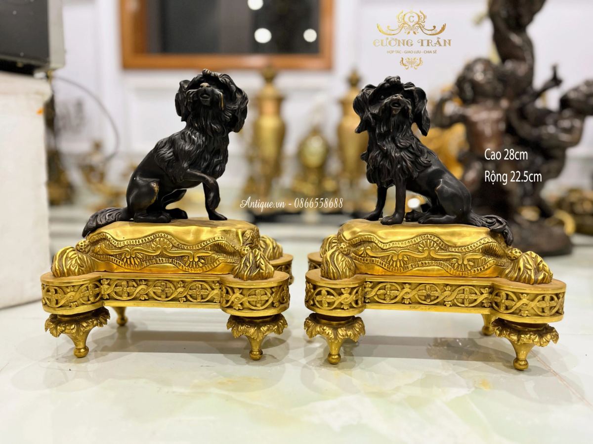 Cặp tượng Poodle – ảnh 1