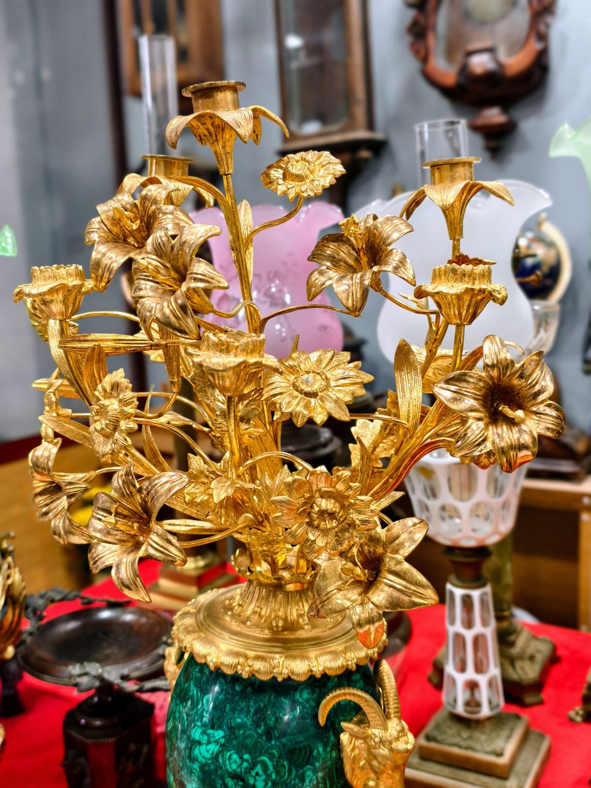 Bộ đồng hồ tượng Pháp, cao 69cm – ảnh 11