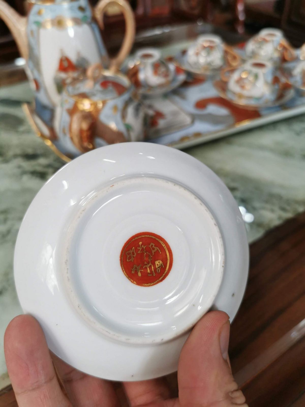 Bộ Ấm Trà Nhật Có Khay Sứ – ảnh 8