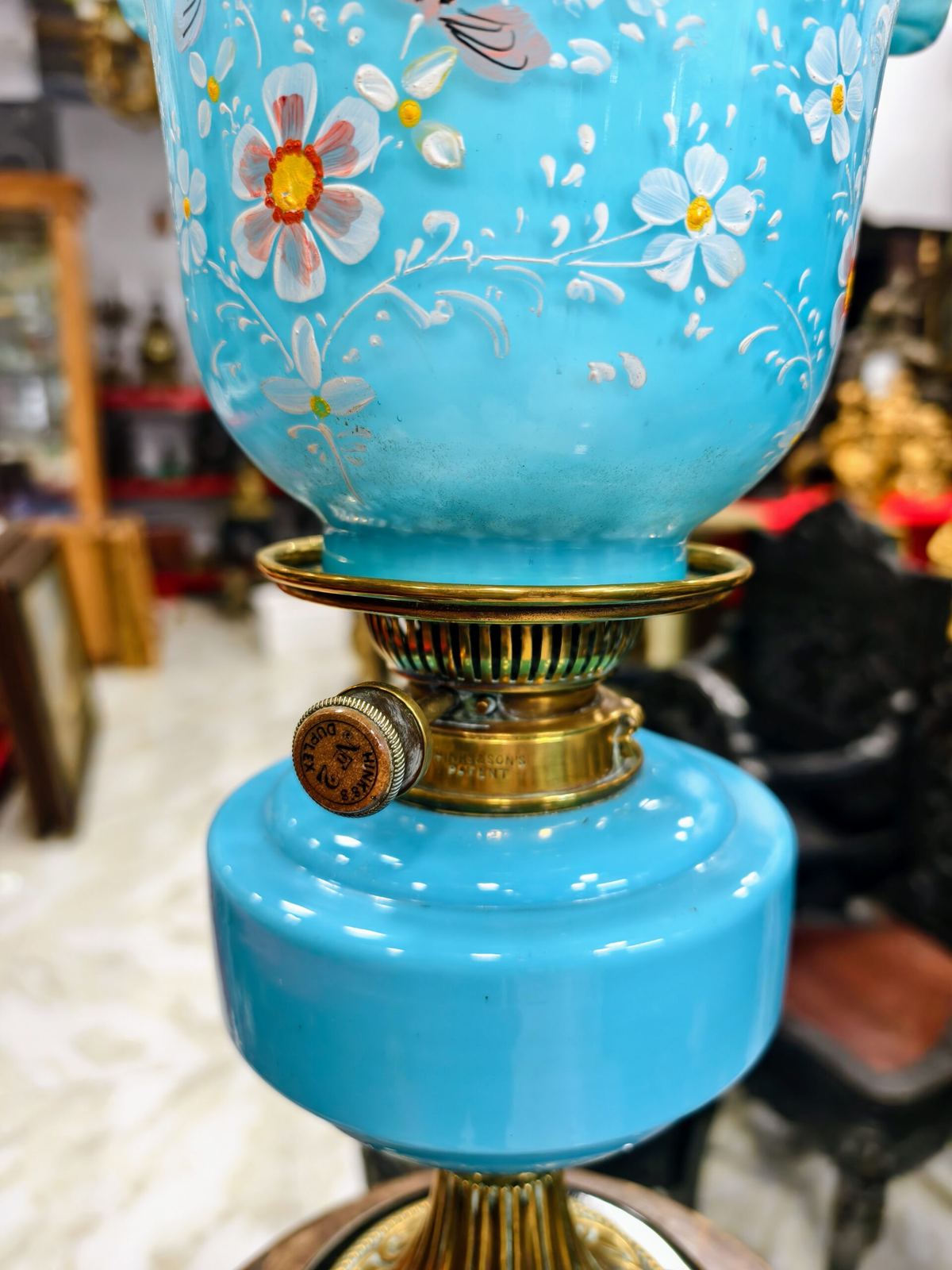 Đèn dầu Pháp, cao 56cm – ảnh 3