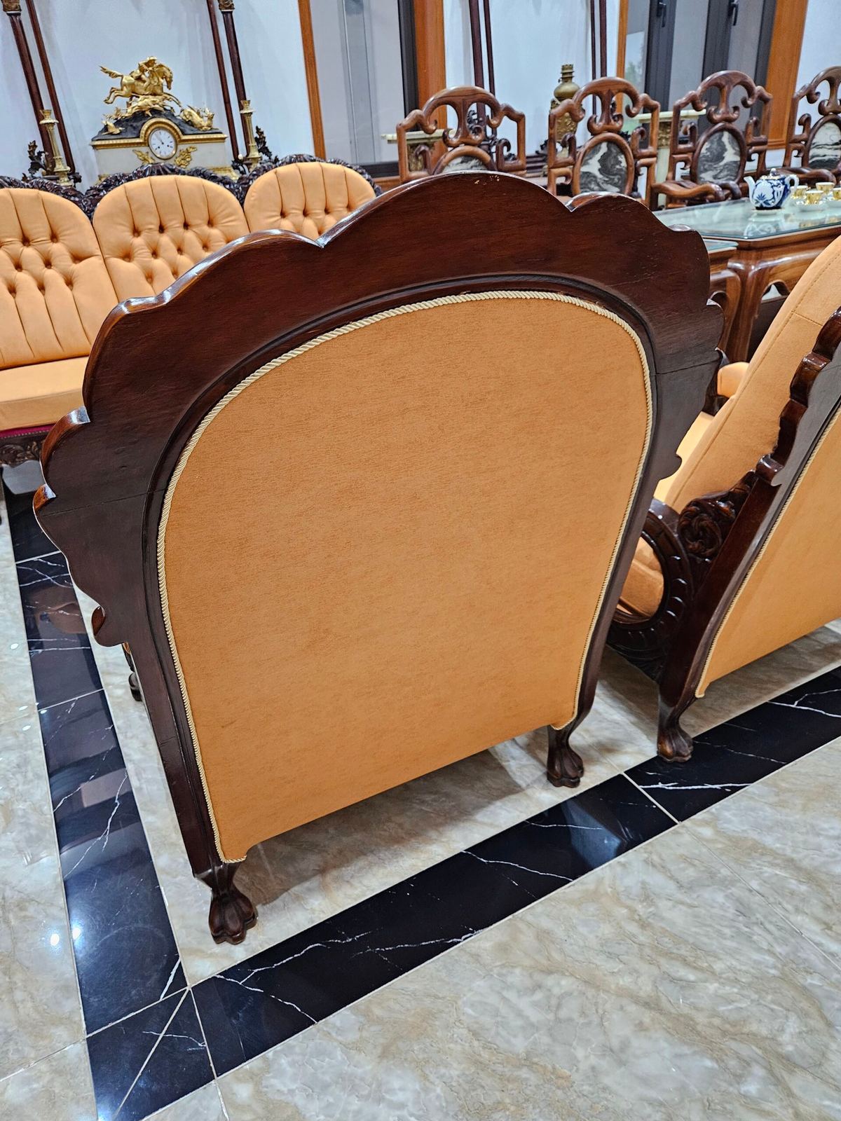Bộ sofa nỉ Pháp, cao 102cm – ảnh 10