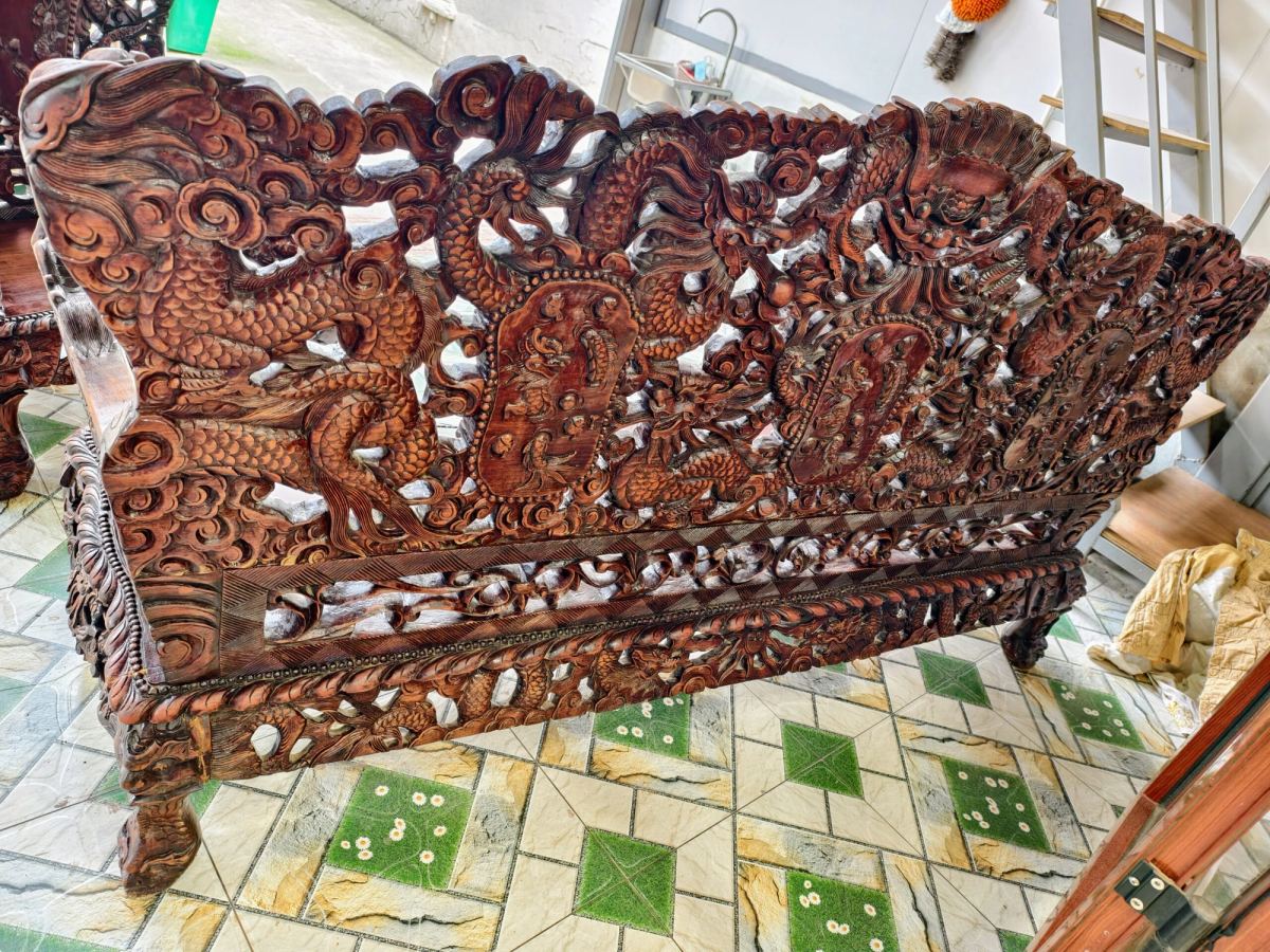 Bộ bàn ghế gỗ hương cửu long – ảnh 11