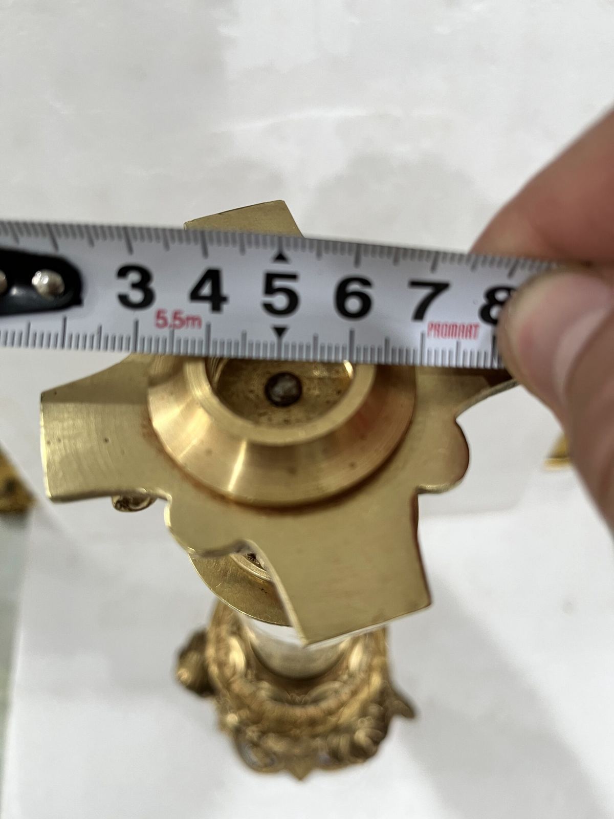 Chân đèn dầu Pháp, cao 59cm – ảnh 6