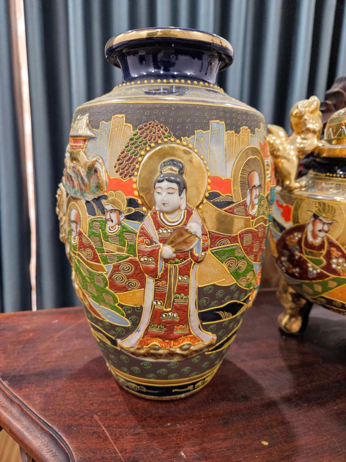 Bộ satsuma 3 món, cao 36cm – ảnh 5