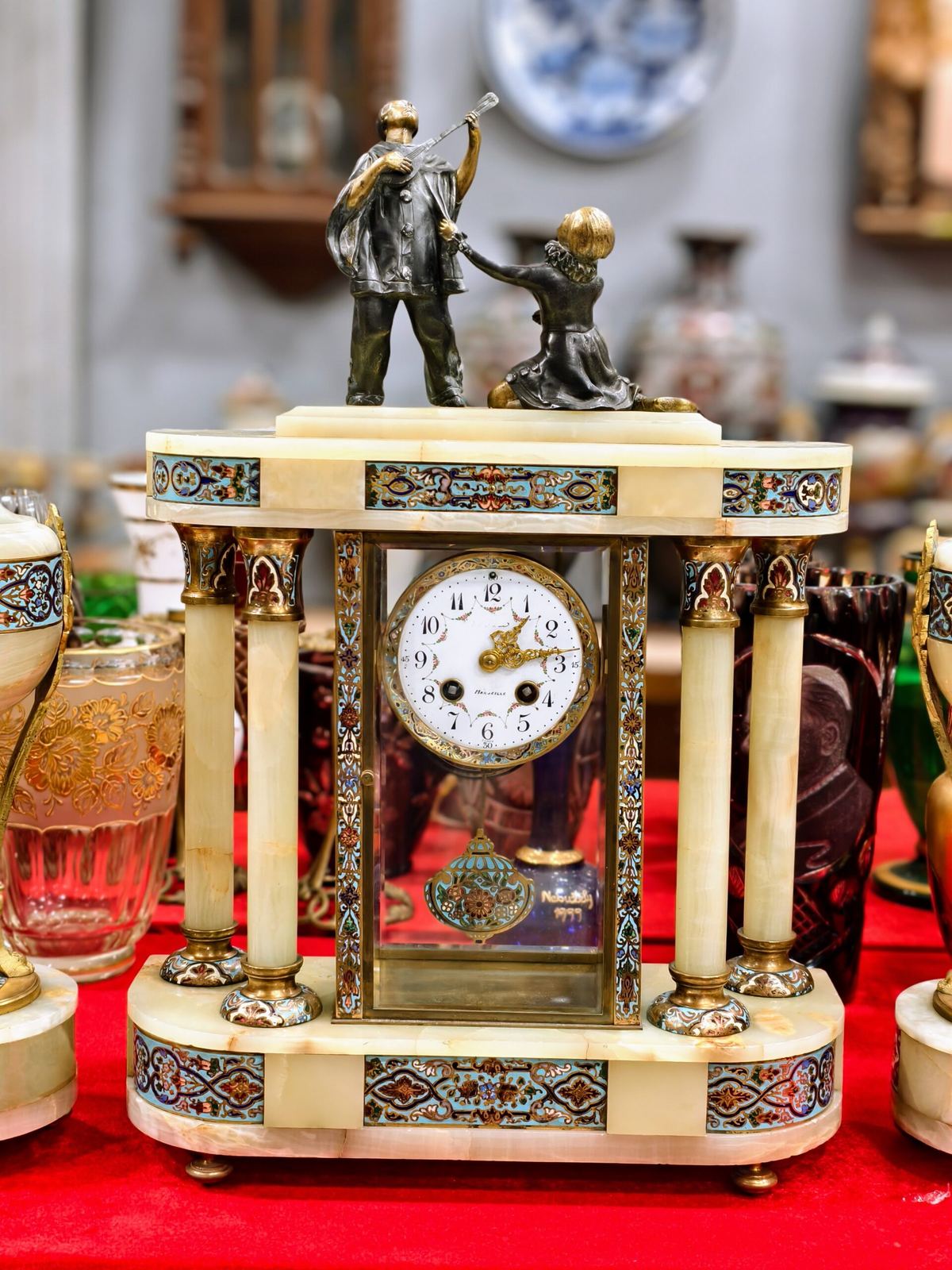 Bộ đồng hồ pháp lam – ảnh 2