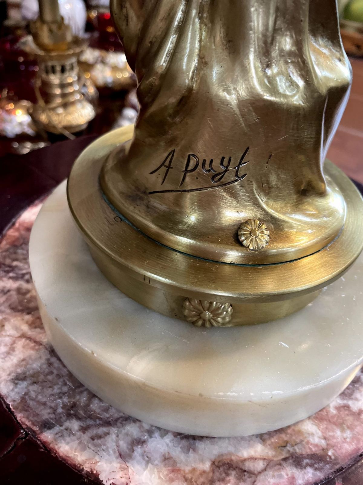 Đèn dầu tượng Pháp – ảnh 7